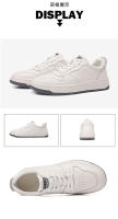 Nuevo cuero de vaca de primera capa zapatos casuales de los hombres de moda y versátil de los hombres zapatos deportivos de cuero de los hombres - details 15