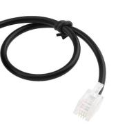 RJ9 4P4C conector de puerto macho a hembra doble, adaptador de auriculares, Cable de extensión de teléfono - details 2