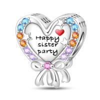 Abalorio Original de Plata de Ley 925 para mujer, abalorio de alta calidad adecuado para pulsera DIY, cuentas de amor para el Día de San Valentín, regalos de joyería para fiesta, nuevo - details 53