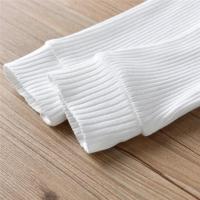 Pelele para bebés recién nacidos, niños y niñas, mono liso de manga larga acanalado de punto de algodón, ropa para niños pequeños - details 4