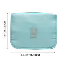 Bolsa de almacenamiento de maquillaje de viaje, bolsa compacta con cremallera para artículos pequeños, gestión de artículos pequeños - details 3