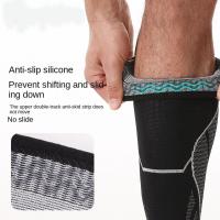 Calcetines tobilleros antideslizantes para pantorrilla, protección de manga de compresión, soporte elástico para pantorrilla, transpiración transpirable, baloncesto - details 16