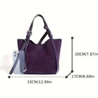 Bolso de Tote Mate Azul Vintage-Inspired Cruzado Chic con Correa Desmontable - details 4