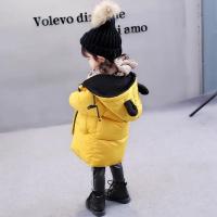 Chaqueta Cálida para Invierno para Niñas Pequeñas Abrigo de Capucha Larga Ropa de Niño Adecuada - details 1