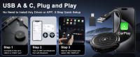 Adaptador CarPlay inalámbrico 2024 - Adaptador inalámbrico Apple Carplay Convertir cable a Dongle CarPlay inalámbrico 5Ghz WiFi Auto Connect Actualización en línea para iPhone iOS 10+ y OEM CarPlay con cable - details 4