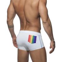 Calzoncillos sexis, bañadores ajustados elásticos, traje de baño de arcoíris para hombre, marca de Surf, pantalones deportivos de playa de verano, traje de baño Push-up para hombre - details 5