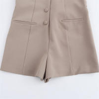 Moda de Otoño-Invierno para Mujer OUWU Blusas Elegantes sin Mangas con Cuello Redondo - details 8