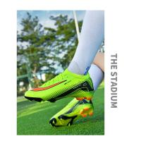 Zapatos De Fútbol Para Hombres De Alta Calidad Original Con Punta Larga Antideslizantes Para Entrenamiento Profesional Y Sociedad Cleats De Interior Microfibra Cierre De Laces Material De Suela De Goma - details 18