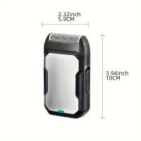 Afeitadora Eléctrica Portátil Carga USB Aluminio Profesional Ideal para Viajes en Coche - details 3