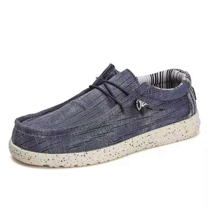 Nueva lona de alta calidad para hombre disponible en tallas grandes 46 47 48 y zapatos de ocio, renombrada marca estadounidense de calzado deportivo - 1