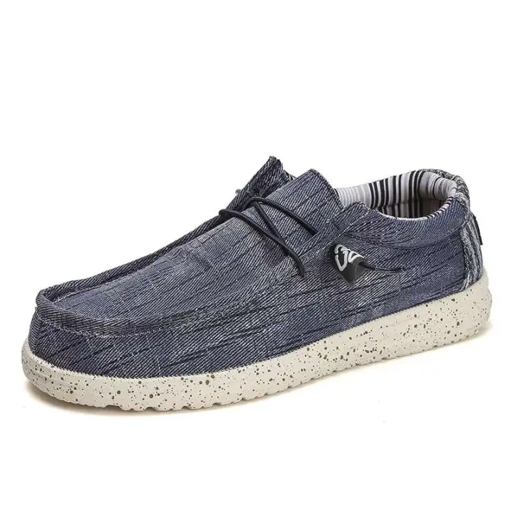 Nueva lona de alta calidad para hombre disponible en tallas grandes 46 47 48 y zapatos de ocio, renombrada marca estadounidense de calzado deportivo - 1