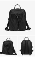 Bolso para mujer Mochila estética Diseño de moda Bolsos para niña Tela plisada Cordón Lindo Mochila fina Mochila escolar súper ligera plegable - details 20