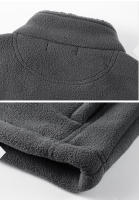 Chaqueta de Vellón Grueso de Moda para Hombres Cuello Alto, Abrigo Suave y Cálido para Invierno - details 8