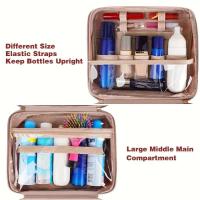 Bolsa de Cosméticos de Viaje Ligera con Cierre de Cremallera Múltiples Bolsillos para Almacenamiento de Maquillaje Regalo Perfecto - details 7