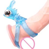 Empaque privado SEXY Potente Retraso Duración más larga Seguro Dildo Vibrador para Hombres Adultos Anillo - details 2