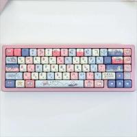 First love theme keycap QX3 Profile Five-Sided Sublimation Round ball cap for nical Keyboard Cherry MX Switches - details 3