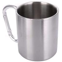 Taza de Acero Inoxidable de 300ml Cerradura Automática Ideal para Viajes, Camping, Senderismo, Escalada Cocina y Comedor - details 1