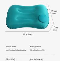 Travel Press Inflatable Cushion Lumbar Cushion Square Inflatable Pillow Cushion Portable Foldable Outdoor Inflatable Pillow - details 11