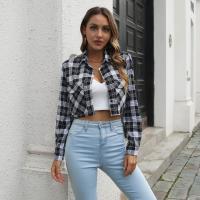 Camisa de Verano Azul a Cuadros Top Elegante para Mujer Moda Joven Novedad 2024 - details 26