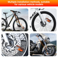 Anchtek-candado de disco para motocicleta, cerradura de rueda de bicicleta, impermeable, con alarma, antirrobo, 120dB - details 11
