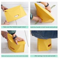 Taburete plegable portátil para adultos y niños, silla multifuncional, duradera, antideslizante, cómoda, de viaje familiar - details 12
