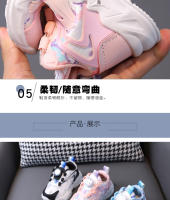 Zapatos de malla transpirables para correr con hebilla giratoria para niños medianos y pequeños zapatos intermitentes - details 7