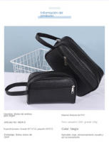 Cartera retro de cuero PU para hombre, cartera de moda de negocios para mujer con tarjetero, bolsos para teléfono móvil y viaje - details 6