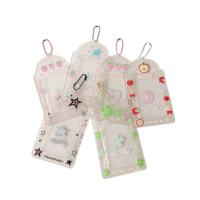 Soporte para sesión fotográfica coreana de fresa y estrella, cubierta de tarjeta de PVC, llavero colgante, Protector de exhibición de tarjeta Idol, decoración colgante de imagen - details 16