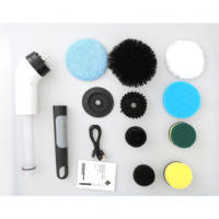 Cepillo de limpieza eléctrico multifuncional recargable Automático giratorio para cocina, baño, vidrio largo y corto - details 0