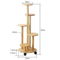 Soporte de Plantas Interior con Ruedas Estante de 5 Niveles para Múltiples Macetas - details 9