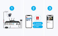 ZOSI-sistema de cámaras de seguridad para interiores y exteriores, grabador de vídeo DVR 1080P H.265 + 8CH 5MP Lite HD TVI con HD 1920TVL 1080P - details 10