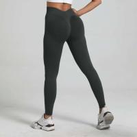 Body deportivo con espalda en V para mujer, pantalones de entrenamiento, yoga, PIESS, levantamiento de cadera, silueta elástica - details 4