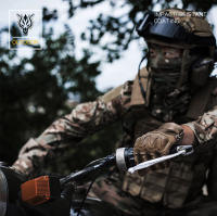 Guantes tácticos para motocicleta, Guantes tácticos militares tácticos para operación táctil, protección duradera para Motocross y caza - details 7