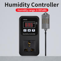 Controlador de humedad inteligente, higrómetro electrónico montado en la pared, interruptor de Control con Sensor, 110-220V, W2023 - details 0