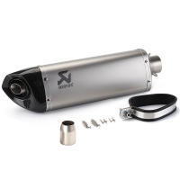 Tubo de escape akrapovic modificado para motocicleta de 51mm con silenciador, triángulo oblicuo de fibra de carbono de imitación CB500X Kaiyue 321 - details 4