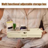 Contenedor de almacenamiento de cocina creativo, caja telescópica retráctil ajustable estirable, cajón de almacenamiento de gabinete apilable extraíble - details 7