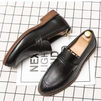 Nuevo producto Creatividad 2025 Moda y ocio Zapatos de vestir Oxford de cuero genuino para hombres Suelas hechas a mano - details 4