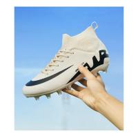 Zapatos de fútbol rosas a la moda para hombre, calcetín ligero profesional, zapato de fútbol para hombre, zapatillas de fútbol originales antideslizantes para exteriores - details 16