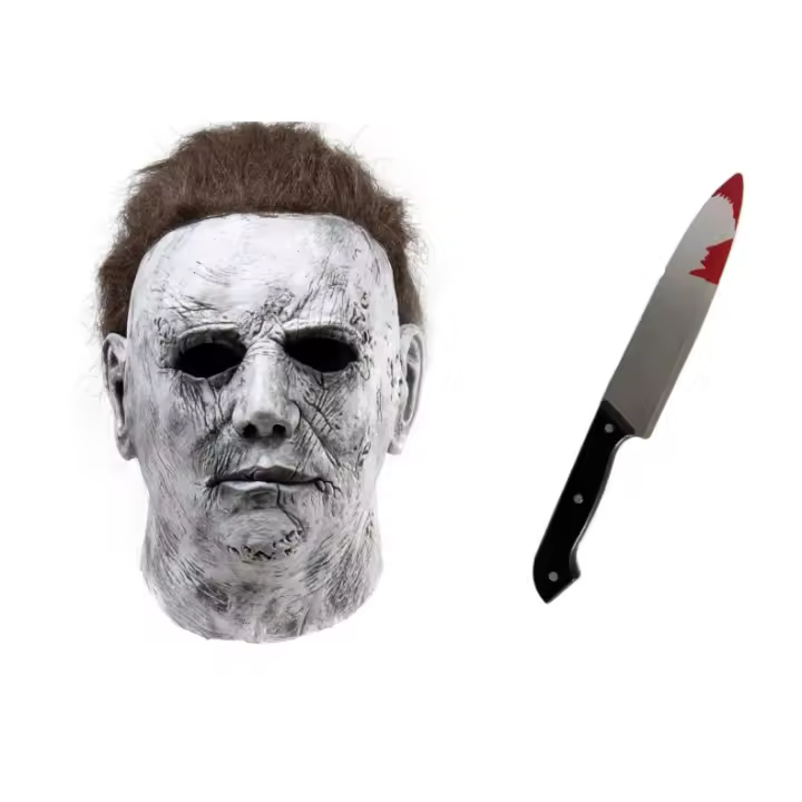 Disfraz de fiesta de Cosplay para hombre y adulto, disfraz de la maldición de Michael Myers, mono de Halloween, regalo de mascarada - 1
