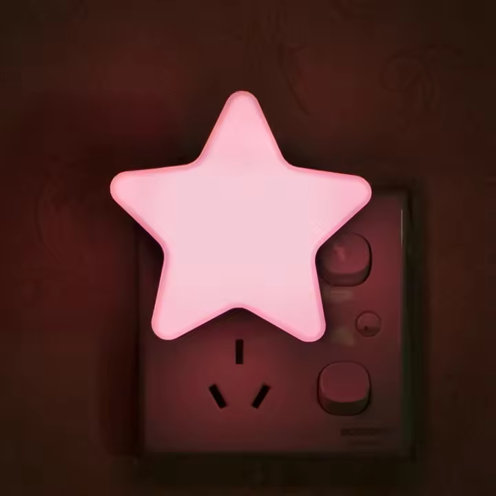 Luces LED de Noche de Estrellas Lámpara de Noche con Enchufe Europeo/Norteamericano - 1
