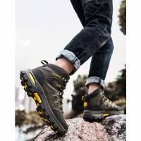 Botas de senderismo impermeables al tobillo para hombre y mujer, zapatos ligeros para exteriores, Trekking, senderos, Armadillo, Montañismo - details 7