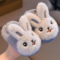 Suaves Zapatillas de Piel de Conejo para Invierno Piso Antideslizante, Moda Caliente para Niños y Niñas - details 13