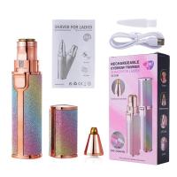 Depiladora Eléctrica Recargable 2 en 1 Mini Afeitadora Indolora para Cejas y Cuerpo Femenino - details 10