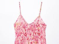 Vestido lencero midi estampado popular para mujer europea y americana - details 5