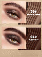 QIBEST Gel transparente para cejas, cera para cejas 2 en 1, cepillo líquido para cejas resistente al agua, tinte negro para cejas, maquillaje de ojos cosmético - details 6