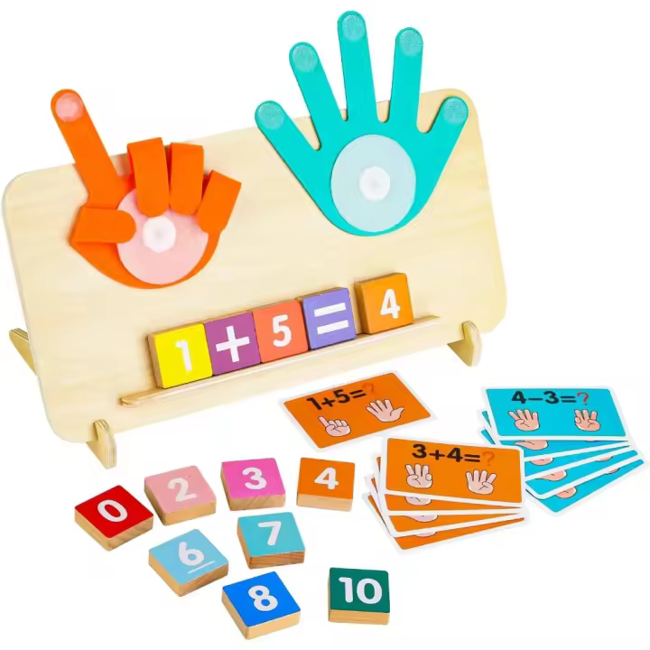Juguete de Madera,Herramienta para Aprender a Contar,Regalo para Niños y Niñas de 3, 4, 5 años - 1