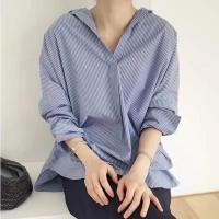 Blusa holgada de chifón para mujer, camisa elegante de manga larga, color blanco, Estilo Vintage, para verano y primavera - details 10