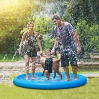 Boquilla de delfín móvil, juego de agua para niños, césped al aire libre, playa, juego de aerosol de verano, tapete con diseño de letras, tapete de juguete - details 0