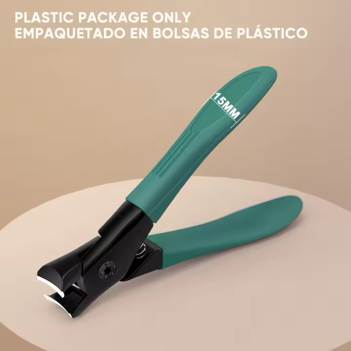 Vancostar-cortaúñas de acero inoxidable, cortador de borde curvo afilado Premium, recortador para dedos de los pies, antisalpicaduras, cuidado de uñas en el hogar - 1