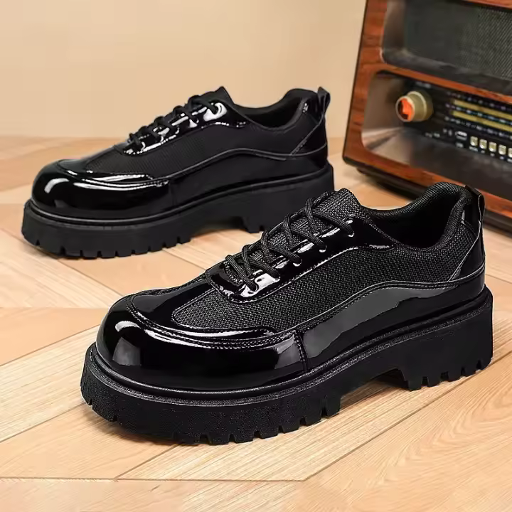 Zapatillas de deporte de ocio versátiles para hombre, zapatos deportivos ligeros y cómodos para caminar, zapatos gruesos de alta calidad a la moda, calzado masculino - 1